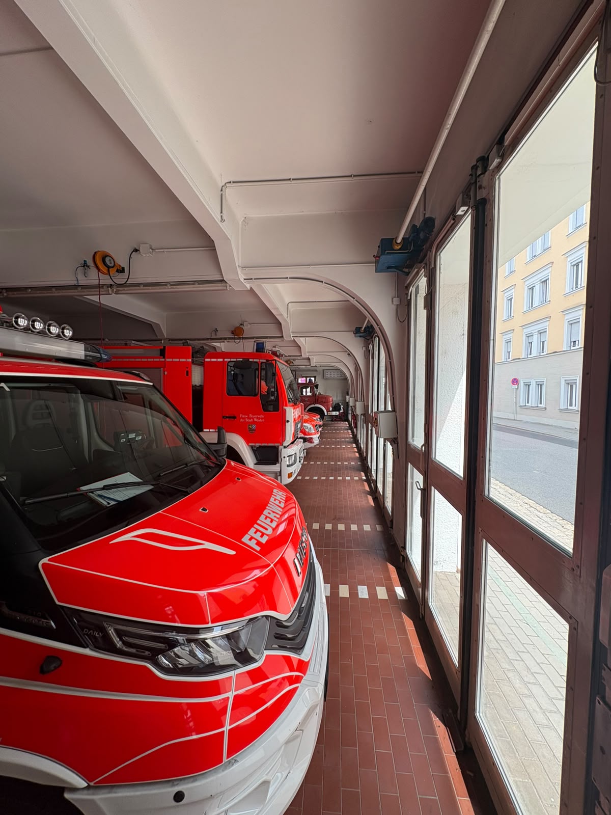 Fahrzeughalle der Hauptfeuerwache